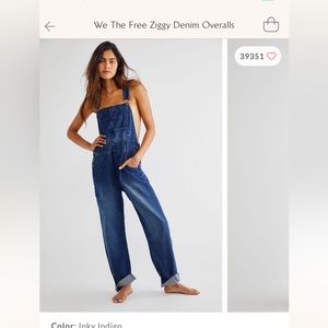 We the Free Ziggy Denim Overalls